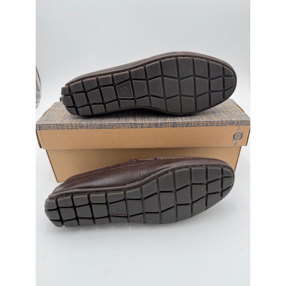 NIB Born Mens US 10.5 Euro 44.5 Allan Dark Brown Loafer Slip On - Picture 6 of 9